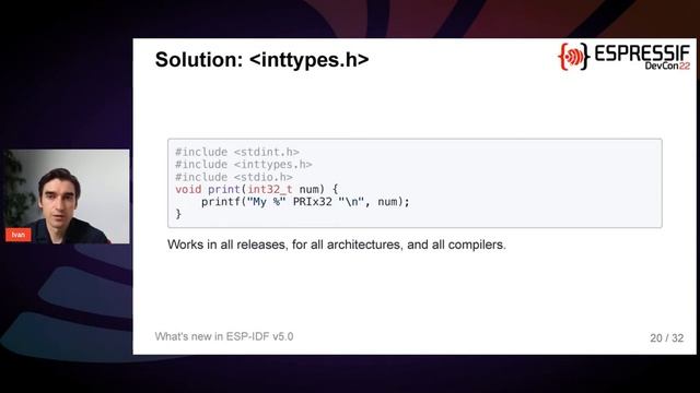 EDC22 Day 2 Talk 1: Keynote Presentation on All the New Features in ESP-IDF v5.0. смотреть онлайн