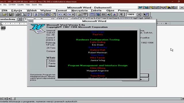 Microsoft Word 6 0 Easter Egg смотреть онлайн