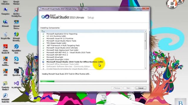 Installing Microsoft Visual Studio 2010 смотреть онлайн