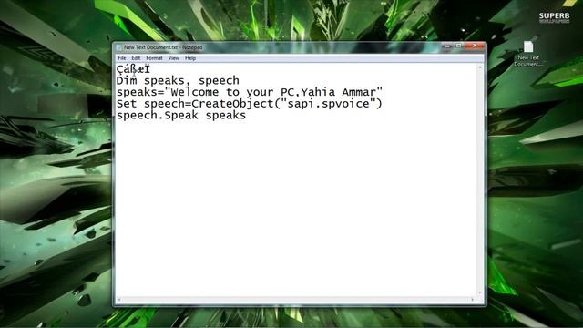 شرح عمل الكمبيوتر يرحب بك بدون برامج (Make computer welcomes you without programs (Yahia Ammar смотреть онлайн