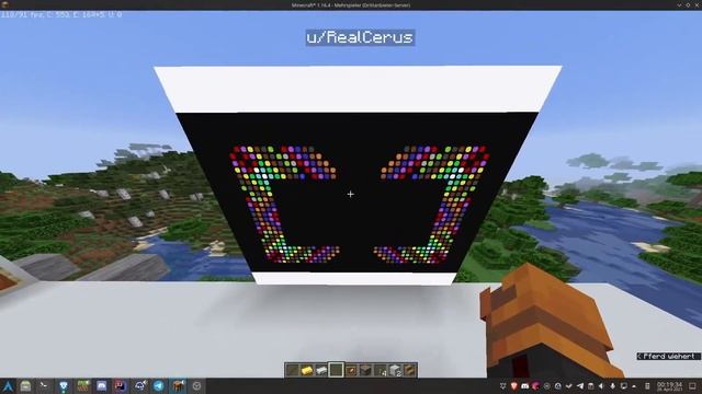Running BASIC programs on a C64 emulator in Minecraft смотреть онлайн