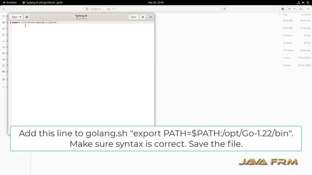 How to install golang 1.22 on Oracle Linux 9 from zip archive - GO 1.22 installation on linux смотреть онлайн