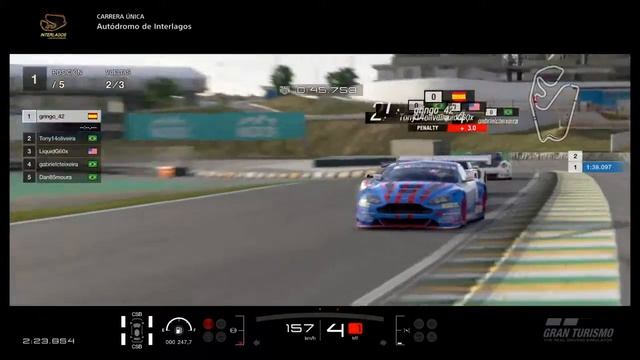 Aston Martin V12 Vantage GT3 ’12 | Interlagos | GTSport | PS4 | Camara Tv