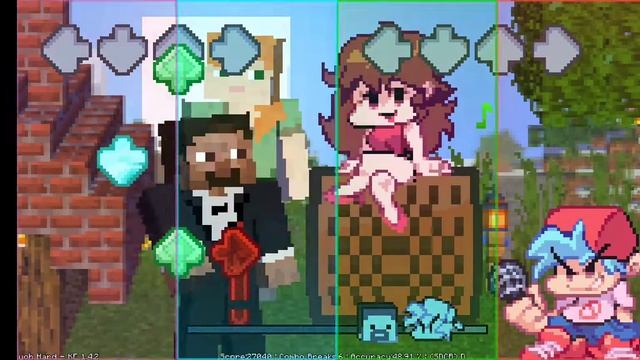 Fnf vs Steve demo Alex update android port смотреть онлайн