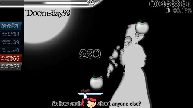 Let's Osu! Catch the Beat [Bad Apple] смотреть онлайн