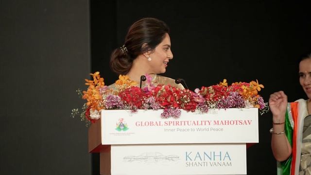 GLOBAL SPIRITUALITY MAHOTSAV | Upasana kameneni | 15 March 2024 | Kanha Shanti Vanam смотреть онлайн