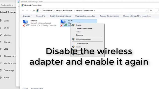 Laptop wifi connection problem Windows 10 | Solution 100% смотреть онлайн