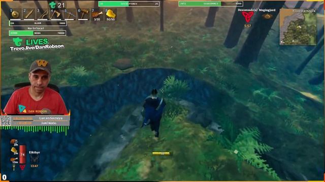 LIVE - VALHEIM Coletando mais material para deixar a roupa de bronze upada para entrar nos pântanos смотреть онлайн