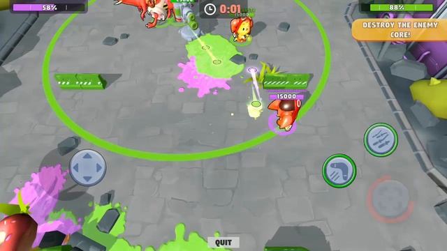 Battle Blobs - Android Gameplay (3v3 Multiplayer) смотреть онлайн