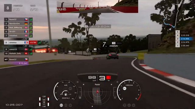 2020-02-02 GT Sport - Mount panorama - Lamborghini Huracan Gr4 - FIA constructeurs смотреть онлайн