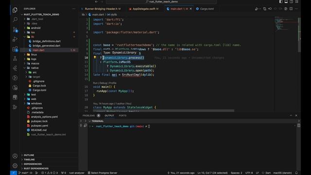 How to use Flutter Rust Bridge in iOS - Step by Step Guide [Part Two] | Rust | Flutter смотреть онлайн