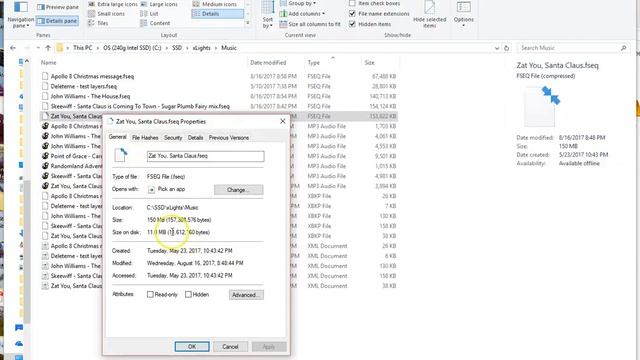 Save drive space by compressing your FSEQ files with Windows NTFS compression смотреть онлайн