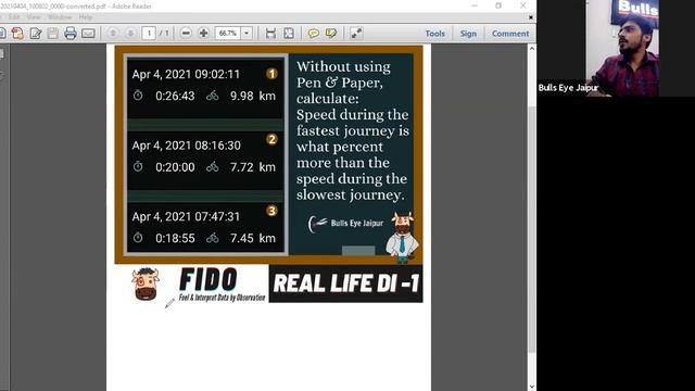 Fido's DI | Daily Data Interpretation Set Based On Real Life Incidents | Bulls Eye Jaipur