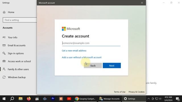 how to create new user account in windows 10/11 without Microsoft account. смотреть онлайн