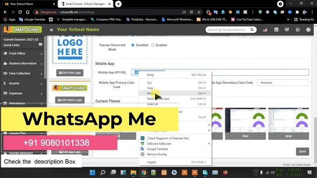 Smart School Management System | android app | zoom Live | Gmeet Live | Full Kit | No Purchase code смотреть онлайн