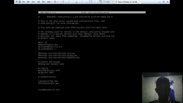 Tutorial mengisntal SSH di debian9 menggunakan VMware смотреть онлайн
