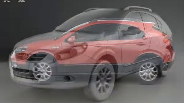 3D Model JAC Tongyue J3 RS Cross 2012 at 3DExport.com смотреть онлайн