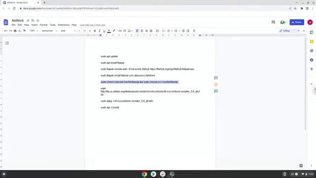 How to install AbiWord on a Chromebook смотреть онлайн