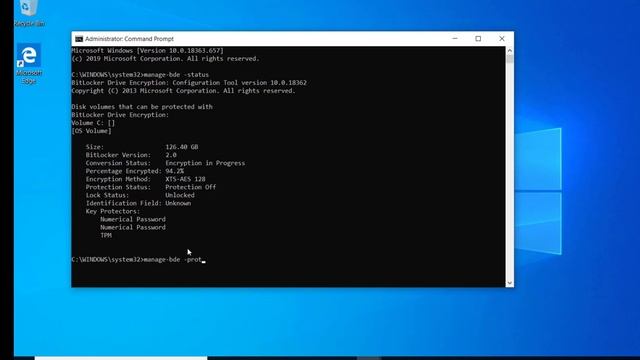 Viewing Bitlocker Recovery key in my machine смотреть онлайн