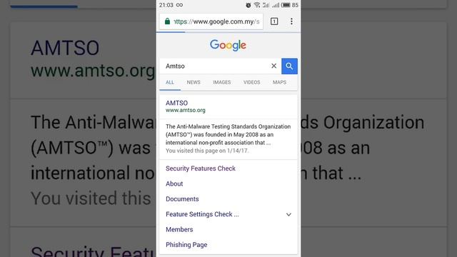 Eset Mobile Security Anti-Phishing Test смотреть онлайн