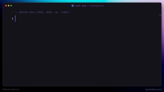 VSCode Neovim Extension - Motion keys (3/10) смотреть онлайн