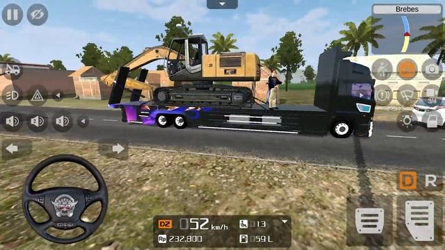 Bus Simulator Indonesia - Transporting Heavy Excavator, part 4! Android gameplay смотреть онлайн