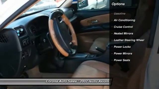 2002 Isuzu Axiom Auburndale FL 33823 смотреть онлайн