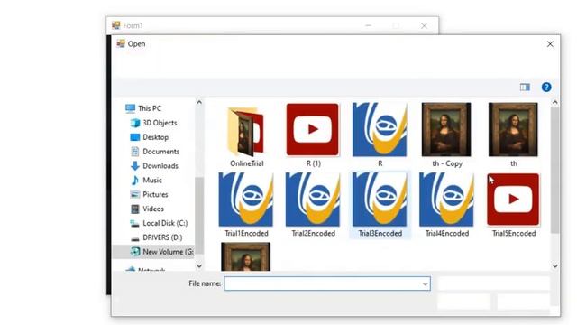 Steganography Application using C# Windows Forms Application смотреть онлайн