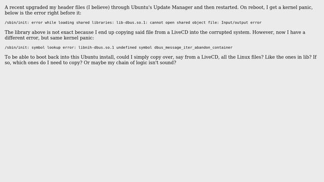 DevOps & SysAdmins: Repairing Linux system files смотреть онлайн