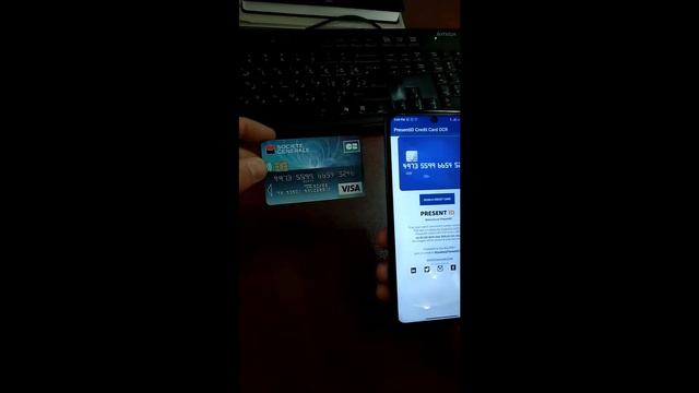 PresentID Credit Card OCR ِdemo app can extract data from a variety of credit cards offline. смотреть онлайн