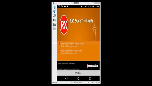 Delphi 10 Seattle Servico Android смотреть онлайн