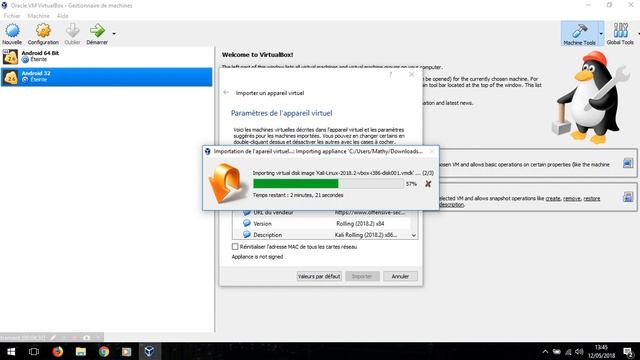 Import Kali Linux Vbox 32 Bit [OVA] VirtualBox смотреть онлайн