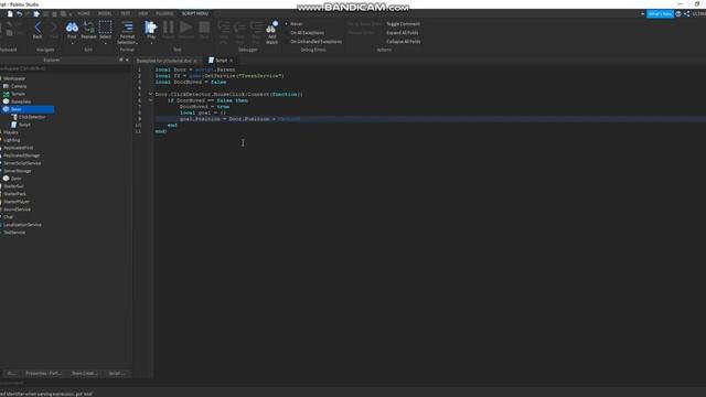 How to make a Door Open Script on Roblox Studio смотреть онлайн