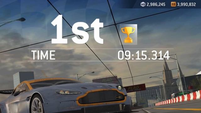 Real Racing 3 · Limited Series · Aston Martin V8 Vantage GT2 · Tier 12.3 · Cup · Melbourne