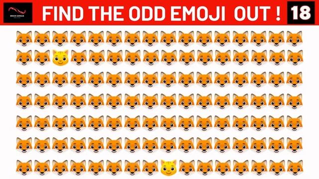 Find The Different ANIMALS EMOJI One Out |🔎Spot The Difference 🔎|Find The Odd ANIMALS EMOJI Out Gam смотреть онлайн