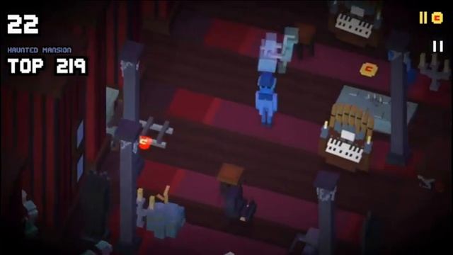 Disney Crossy Road Game - Haunted Mansion Level - Doom Buggy Gameplay - New Unlocked