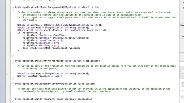IOS Programming 21 Sending Local Push Notifications