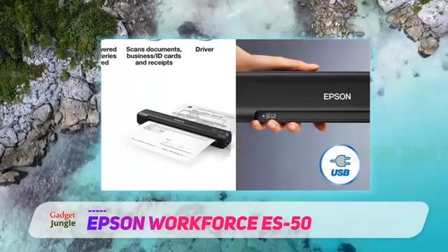 Best Scanners 2022 - Epson WorkForce ES-50 смотреть онлайн