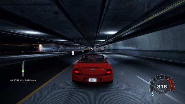 NFS Hot Pursuit Remastered | Bentley Continental Supersports | Driving to the max speed - 326 km/h смотреть онлайн