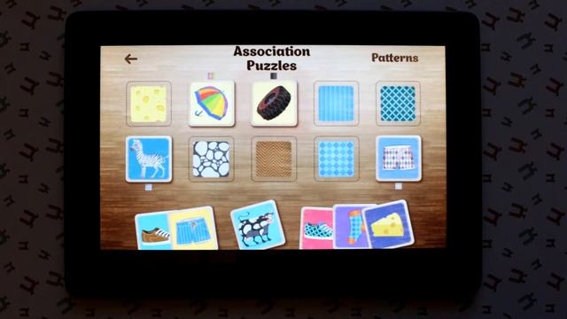 Educational game for kids Association Puzzles - Android смотреть онлайн