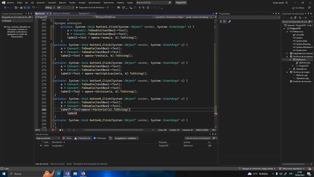 Formulario operaciones básicas C++ Windows Forms смотреть онлайн