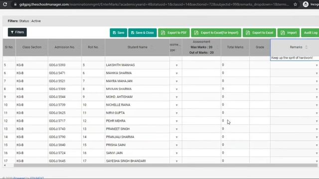 Enter marks, subject remarks and generate report cards. смотреть онлайн
