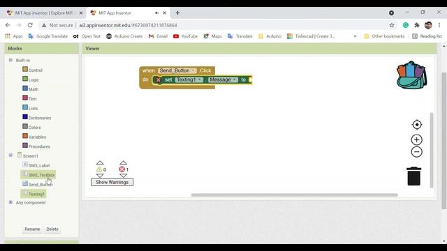 SMS Send App using MIT App Inventor. смотреть онлайн