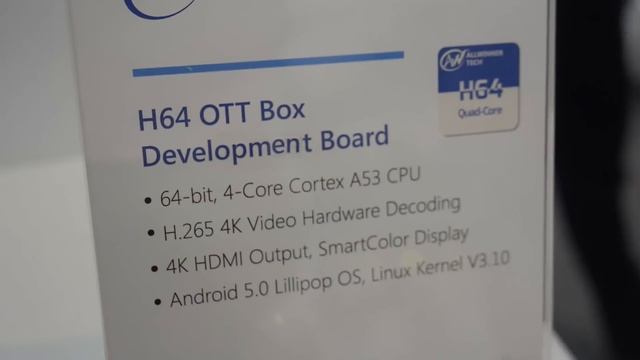 Allwinner H64 Set-top-box development board смотреть онлайн