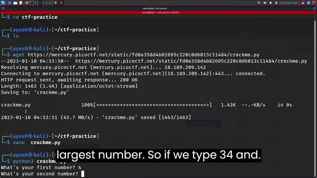 Crackme py | Pico Ctf смотреть онлайн