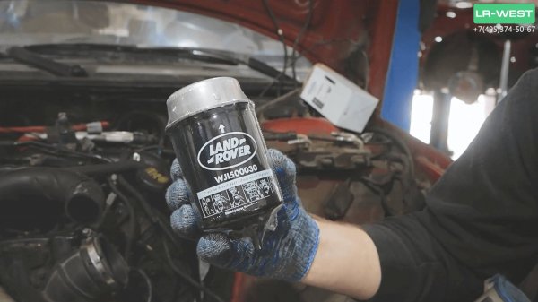 Рендж Ровер 3.6 TDV8. Замена топливного фильтра.