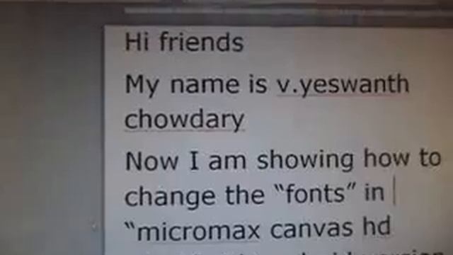 How to Change the Fonts in Micromax Canvas hd a116 смотреть онлайн