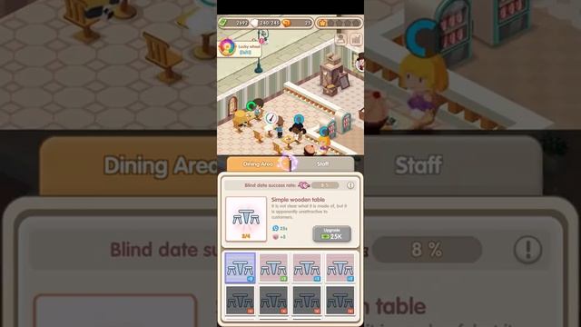 Dating Restaurant-Idle Game Gameplay | Android Simulation Game смотреть онлайн
