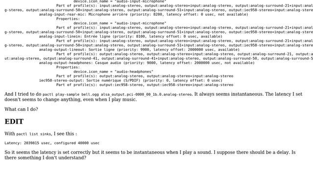 Latency doesn't work with PulseAudio on linux (2 Solutions!!) смотреть онлайн