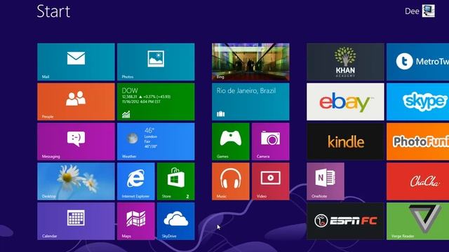 100 Windows 8 Tips and Tricks 1 Switching Between Metro UI and Desktop Mode смотреть онлайн